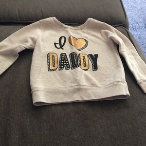 ”I Love Daddy” Sweatshirt